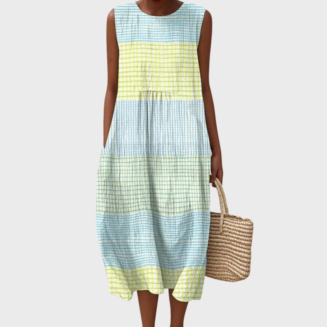 Isla | Summer Dress in Fresh and Relaxed Checks