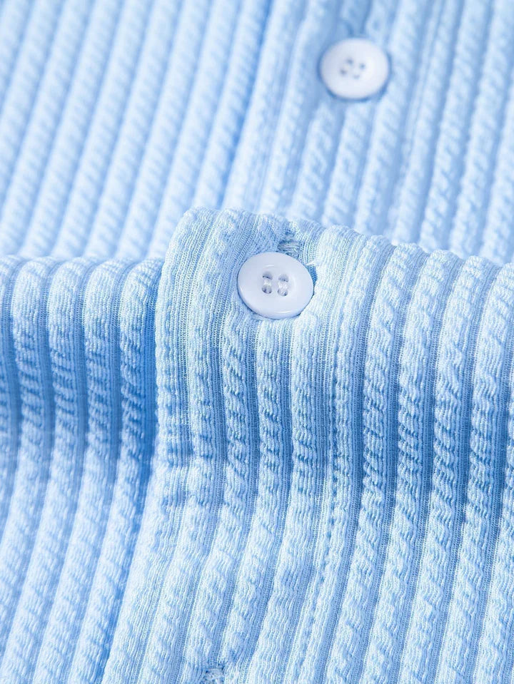 Carl ™ | Relaxed Fit Short Sleeve Button-Down Shirt