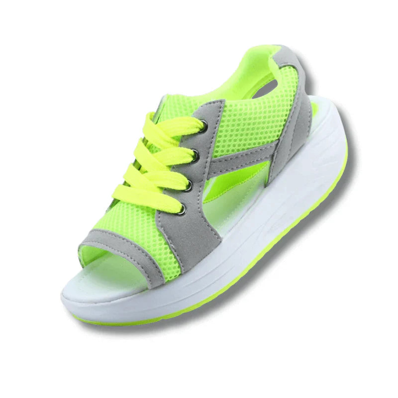 Lucia | Stylish Mesh Wedge Sneakers