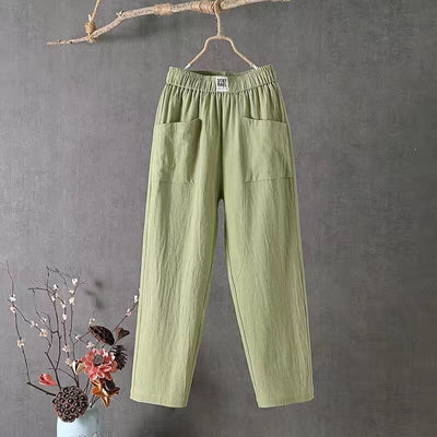 Ashley | Relaxed Fit White Pants