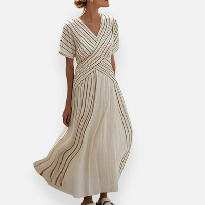 Philippine | Flowing Striped Dress