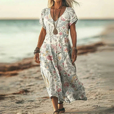 Luna | Vintage Gradient Dress with a Summer Touch