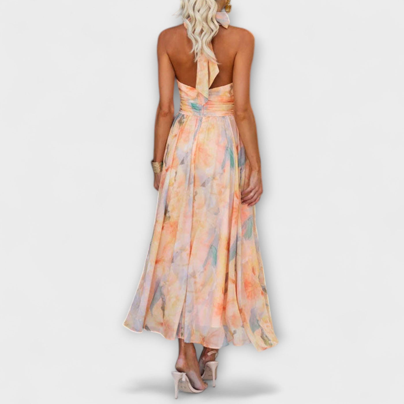 Giulia™ | Long Dress with American Neckline