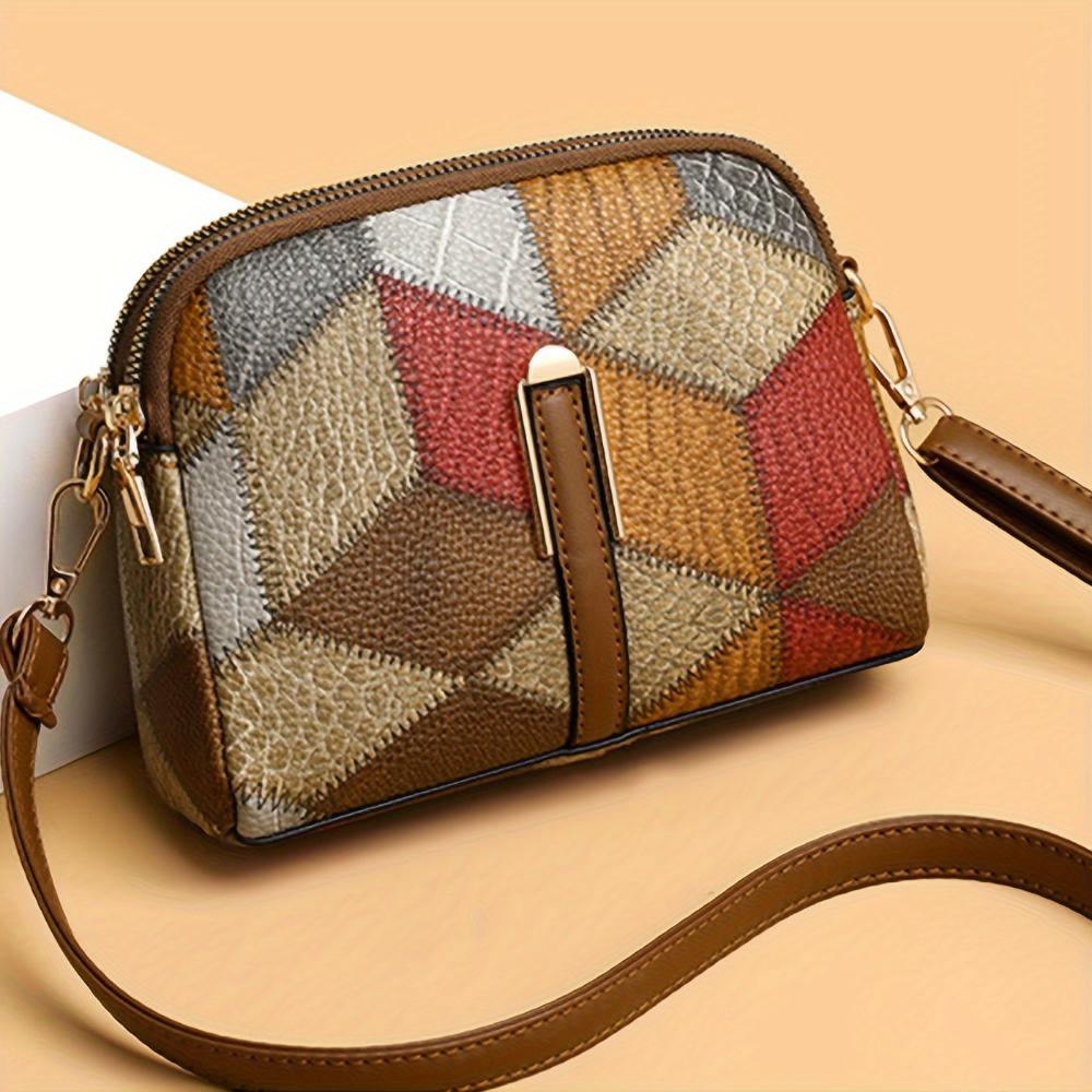 Luna | Mini crossbody bag in patchwork