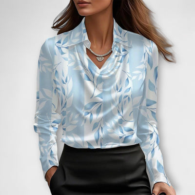 Kanika Blouse with Ruffled Collar