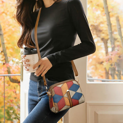 Luna | Mini crossbody bag in patchwork