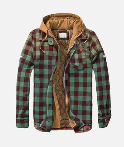Koa Stylish Patchwork Plaid Jacket