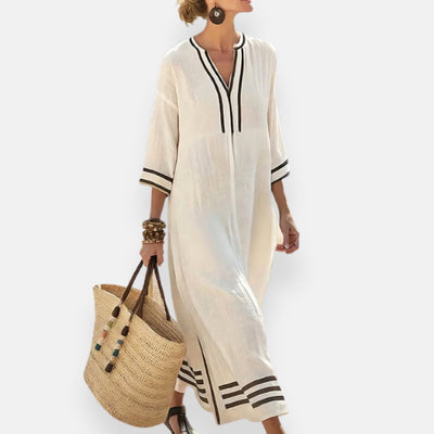 Doriane | Long Striped Dress