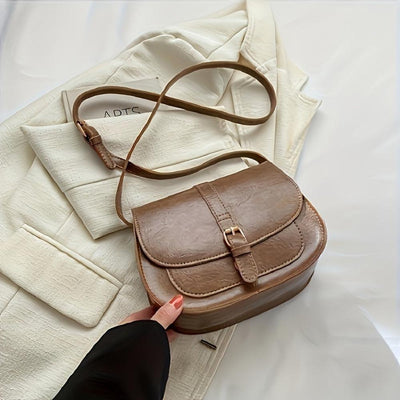 Evelyn™ | Classic Saddle-Shaped Crossbody Bag