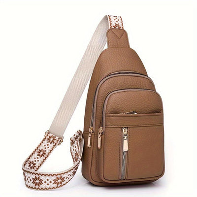 Hazel | Vintage Suitcase-Style Crossbody Bag