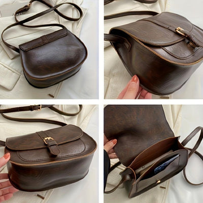Evelyn™ | Classic Saddle-Shaped Crossbody Bag