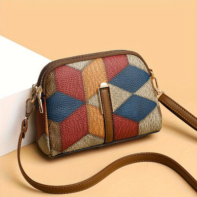 Luna | Mini crossbody bag in patchwork