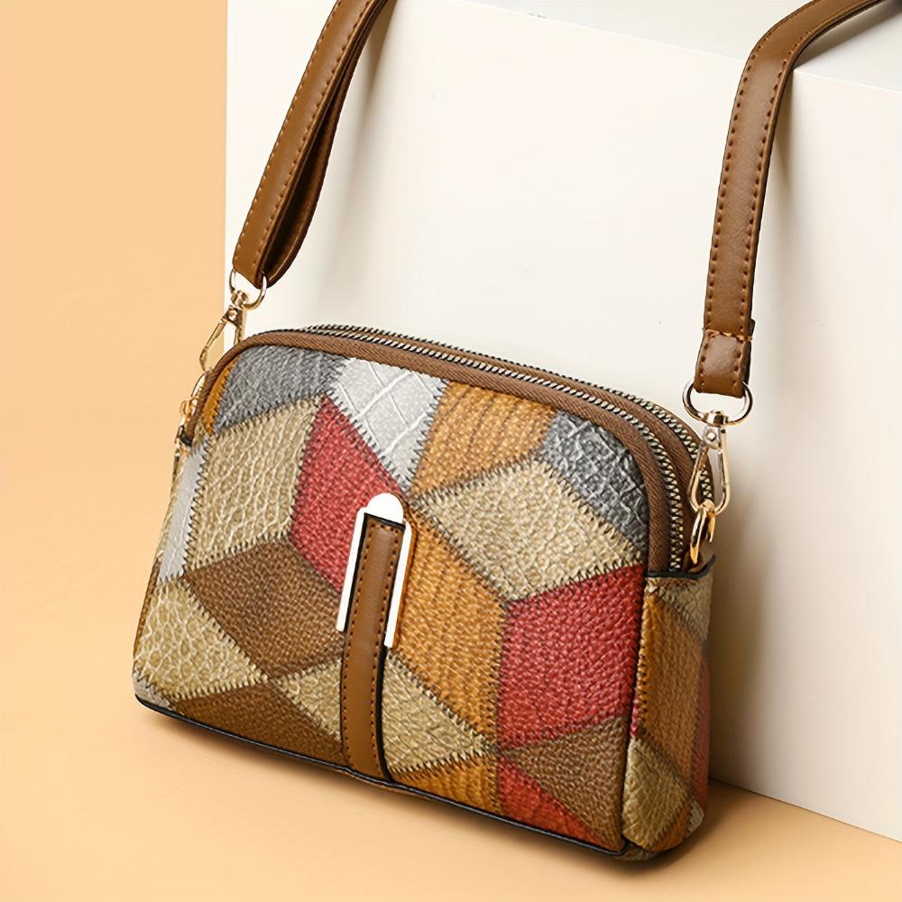 Luna | Mini crossbody bag in patchwork