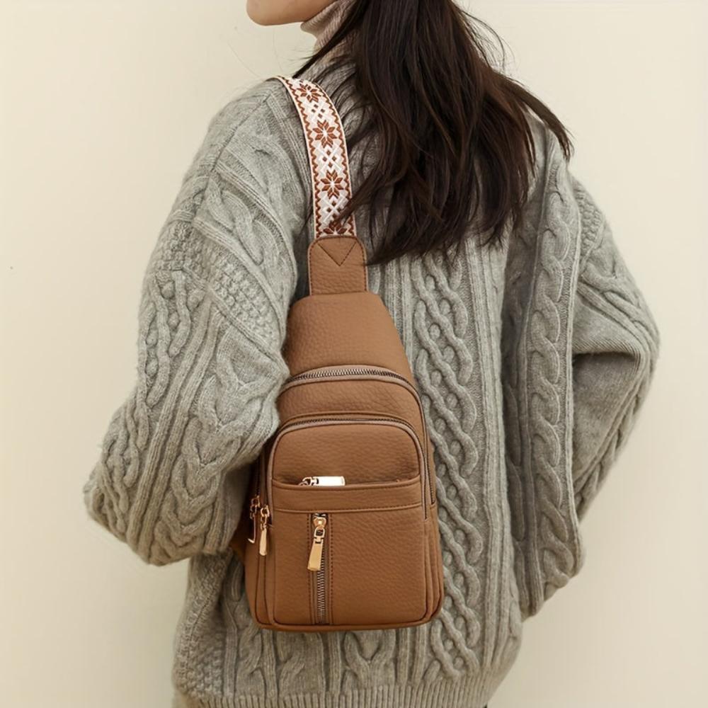 Hazel | Vintage Suitcase-Style Crossbody Bag