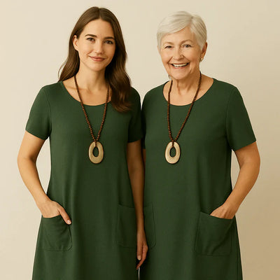 Almara™ | Elegant Dress With Discreet Tummy Coverage