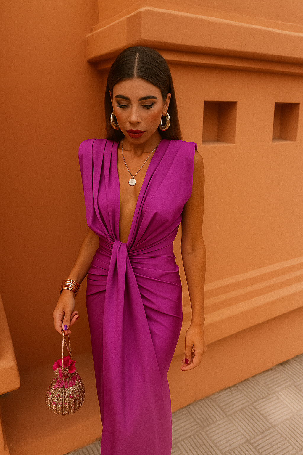 Elena™ | Elegant and Comfortable Pleated Dress