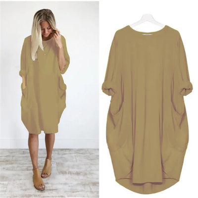 Casual Pocket Dress