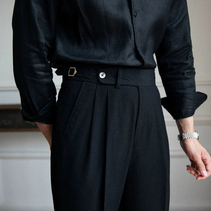 Jesse | Stylish Pleated High Waist Trousers