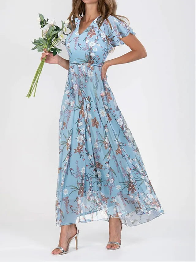 Flowy Floral Maxi Dress