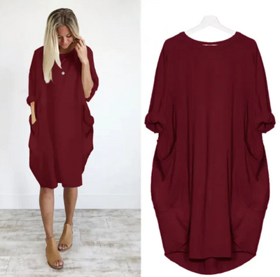 Casual Pocket Dress