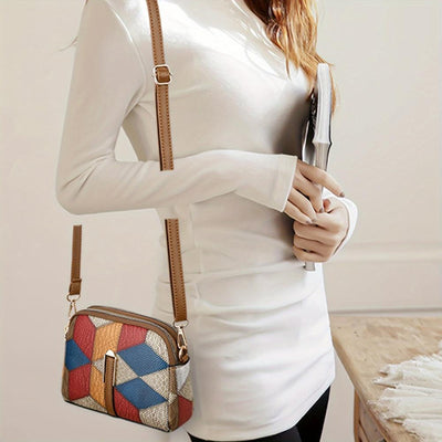 Luna | Mini crossbody bag in patchwork