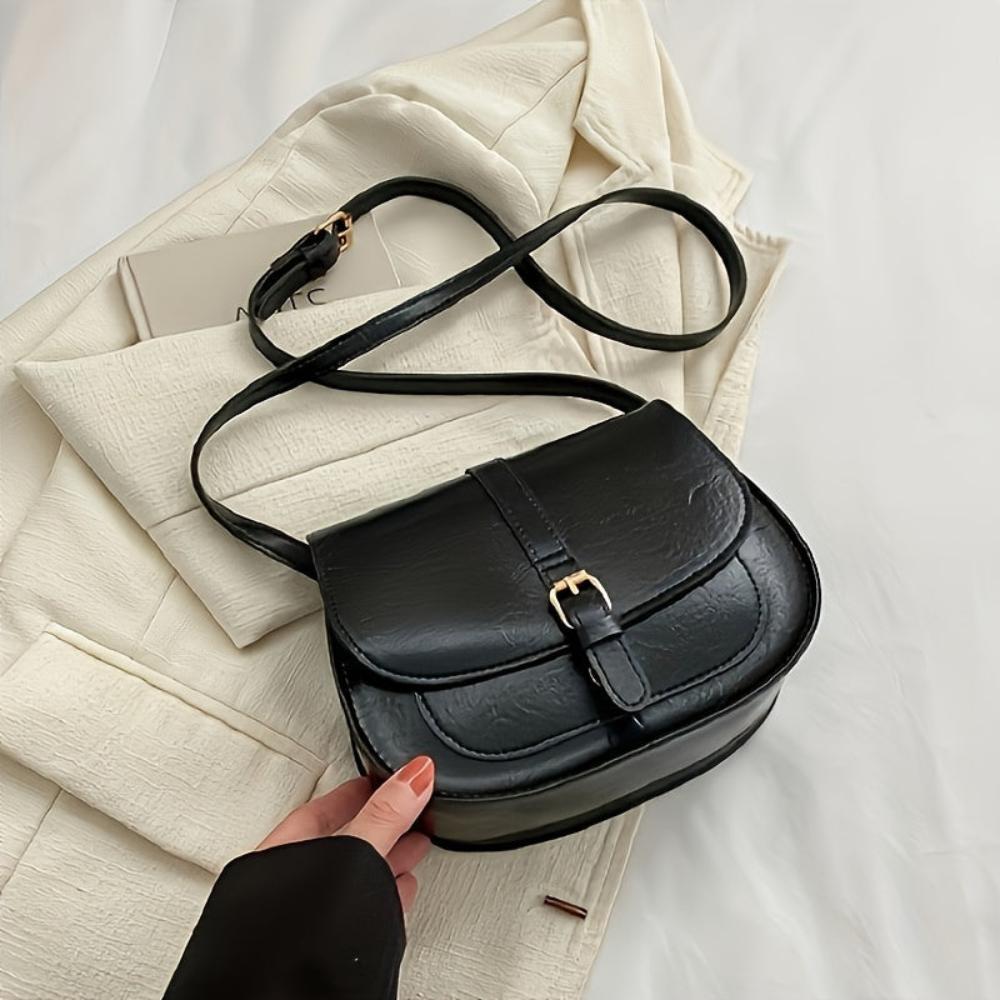 Evelyn™ | Classic Saddle-Shaped Crossbody Bag