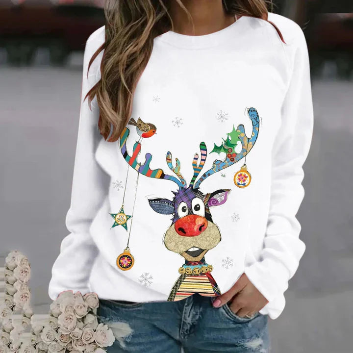 Violet | Colorful Christmas Sweatshirt