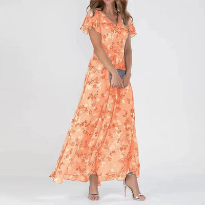 Flowy Floral Maxi Dress