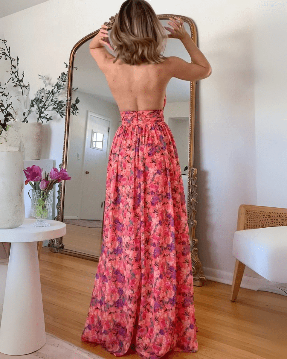Luna™ | Maxi Dress with Floral Print