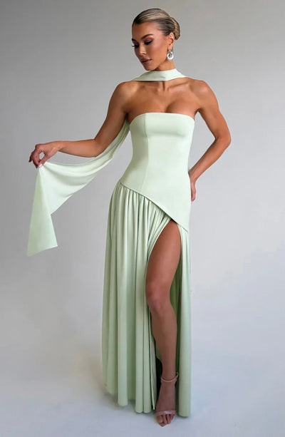 Alessia™ | Asymmetric Dress with Choker