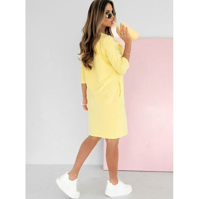 Mira | Dress with 3/4 Sleeves and Pockets