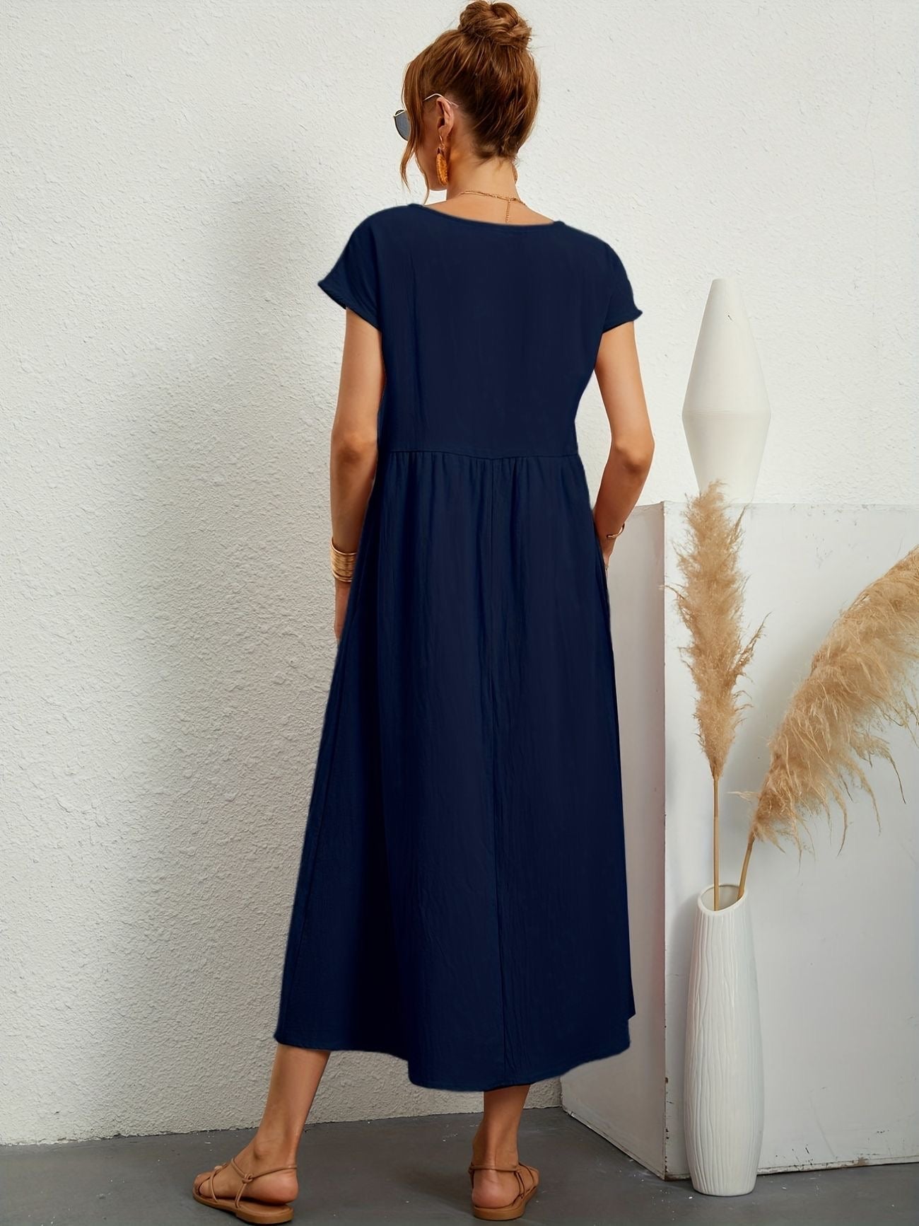 Stylish Casual Midi Dress