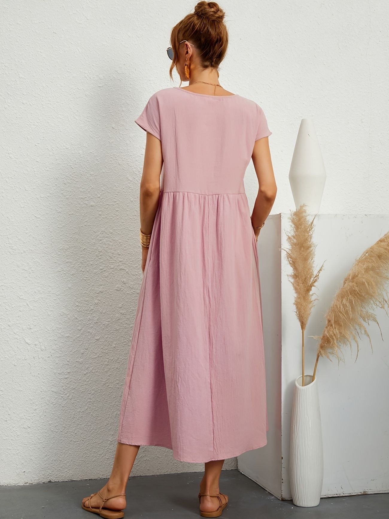 Stylish Casual Midi Dress