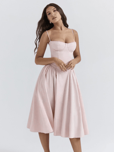 Valentine | Elegant Retro Midi Dress