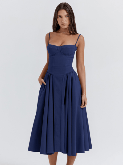 Valentine | Elegant Retro Midi Dress
