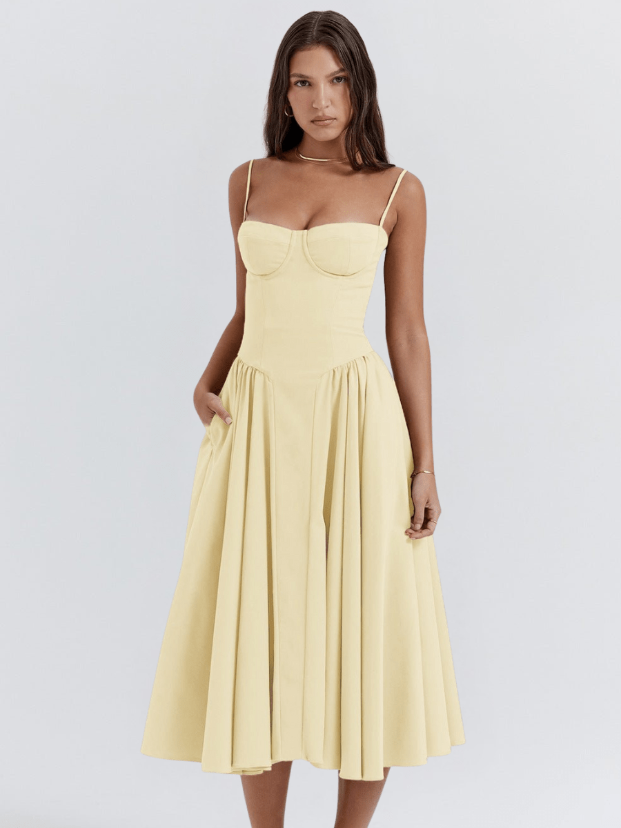 Valentine | Elegant Retro Midi Dress