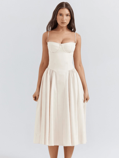 Valentine | Elegant Retro Midi Dress