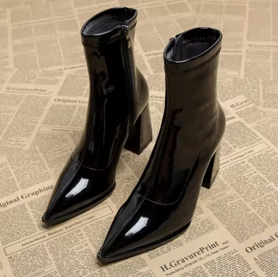 Gabriella | Chic Pointed Toe Ankle Boots